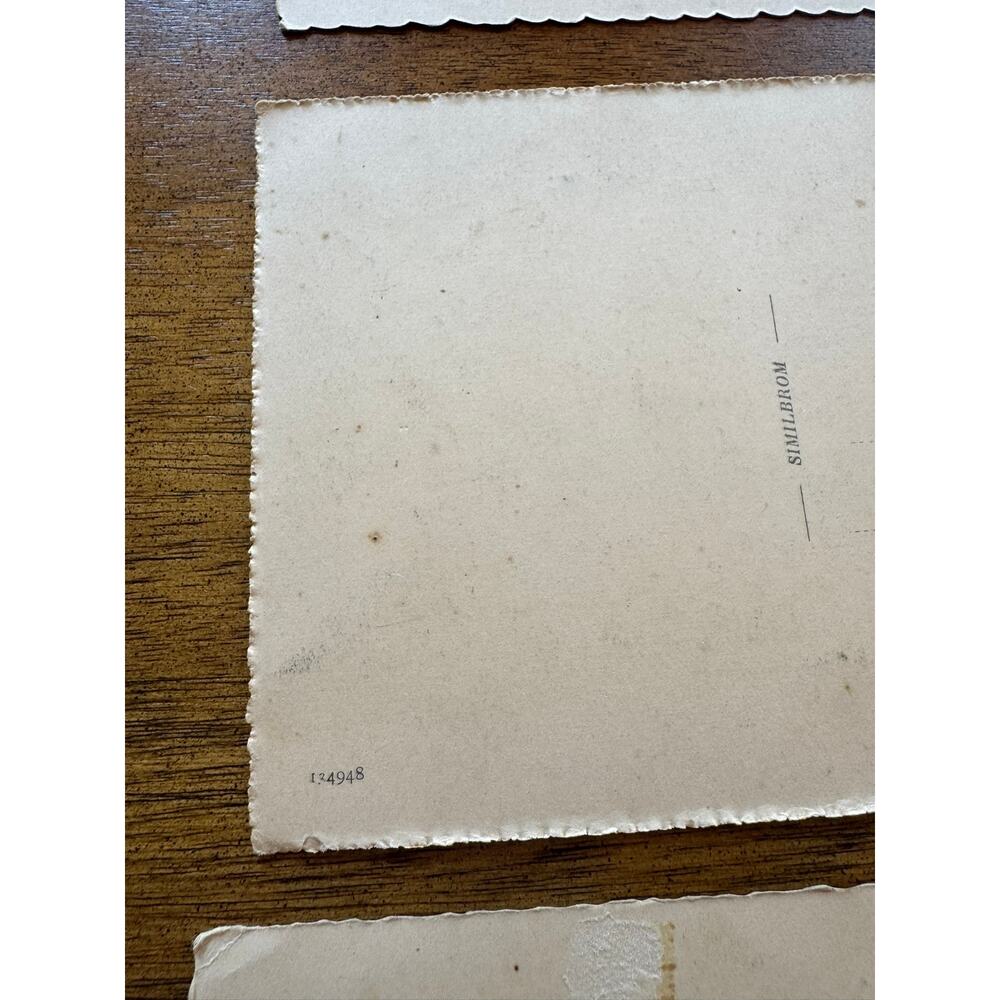 Vintage Rome Italy Postcard Lot of 6 Black White Deckle Edge Unposted - Picture 15 of 16